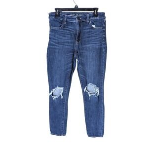 American Eagle Next Level Stretch Distressed Skinny Jeans – Size 12 Regular